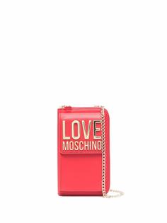 Love Moschino кошелек с цепочкой и логотипом