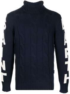 MC2 Saint Barth джемпер Fisherman фактурной вязки с высоким воротником