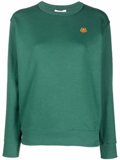 Kenzo толстовка с нашивкой Tiger