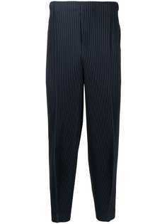 Homme Plissé Issey Miyake зауженные брюки с плиссировкой
