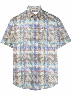 Moschino рубашка с короткими рукавами и принтом