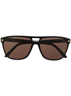 TOM FORD Eyewear солнцезащитные очки-авиаторы в квадратной оправе