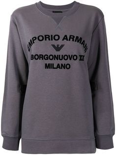 Emporio Armani толстовка с логотипом