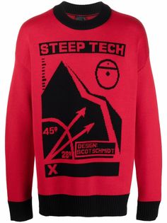 The North Face Black Series шерстяной джемпер с графичным принтом