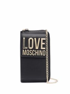 Love Moschino кошелек с цепочкой и логотипом