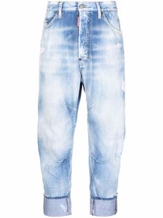 Dsquared2 зауженные джинсы с низким шаговым швом