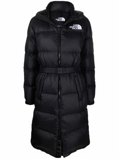 The North Face пуховик Nuptse с поясом