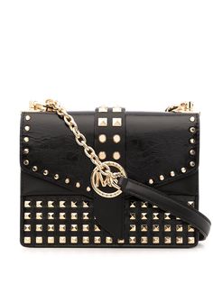 Michael Michael Kors кожаная сумка через плечо Greenwich с заклепками