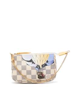 Louis Vuitton мини-клатч Damier Azur Pochette Accessoires 2011-го года