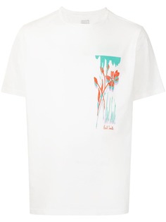 PAUL SMITH футболка из органического хлопка с цветочным принтом