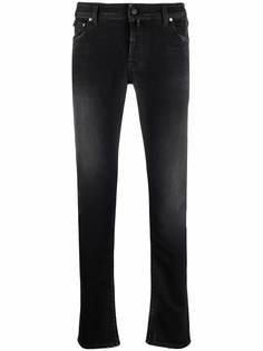 Jacob Cohen прямые джинсы с эффектом потертости