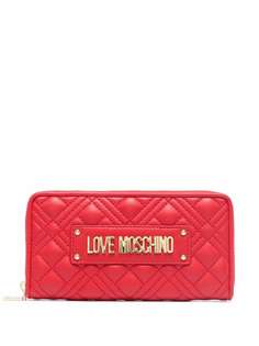 Love Moschino стеганый кошелек с логотипом