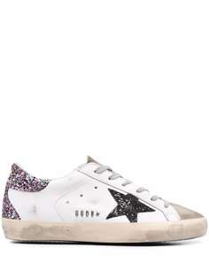 Golden Goose кеды Superstar с блестками