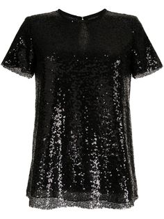 Emporio Armani футболка с пайетками