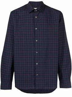 Woolrich клетчатая рубашка с длинными рукавами