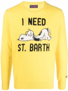 MC2 Saint Barth свитер с графичным принтом и круглым вырезом