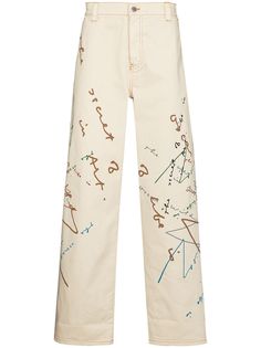 JW Anderson прямые брюки из коллаборации с Oscar Wilde