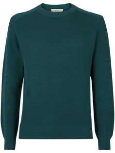Z Zegna фактурный джемпер с круглым вырезом