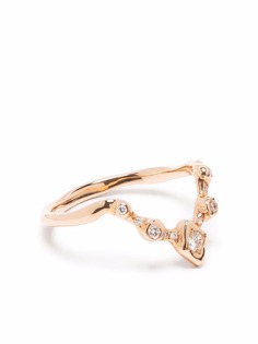 Sirciam кольцо Ethereal из розового золота с бриллиантами
