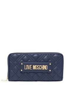 Love Moschino стеганый кошелек с логотипом