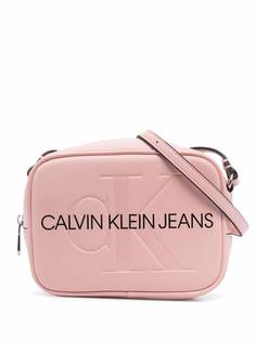 Calvin Klein Jeans каркасная сумка с тисненым логотипом