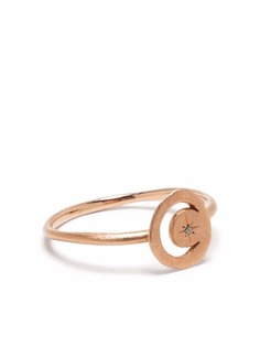 Sirciam кольцо Little Moon из розового золота с бриллиантом