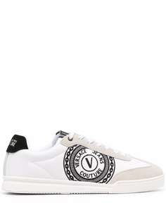 Versace Jeans Couture кроссовки со вставками и логотипом