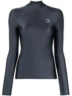 Coperni топ с высоким воротником и логотипом