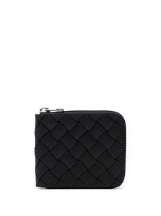 Bottega Veneta кошелек с круговой молнией и плетением Intrecciato