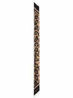 Dolce & Gabbana шелковый платок с леопардовым принтом