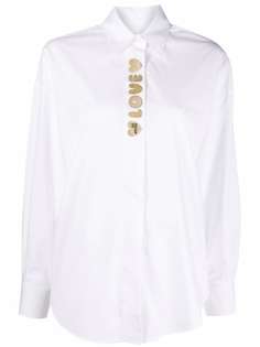 Love Moschino рубашка с длинными рукавами и логотипом