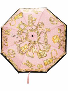 Moschino зонт с принтом Donna Bear Charms