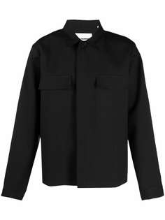 Jil Sander рубашка с потайной застежкой