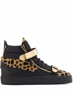 Giuseppe Zanotti кроссовки Coby с анималистичным принтом