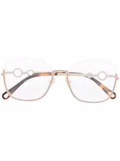 Chloé Eyewear солнцезащитные очки в квадратной оправе
