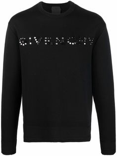 Givenchy шерстяной джемпер с логотипом