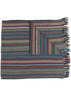 Missoni шарф с узором зигзаг