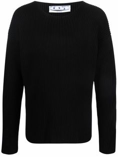Off-White джемпер с полосками Diag