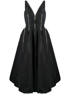 Alexander McQueen платье А-силуэта на молнии
