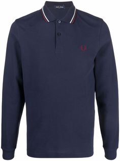 FRED PERRY рубашка поло с вышитым логотипом