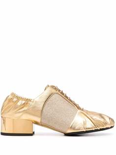 Salvatore Ferragamo high-shine leather ballerina shoes