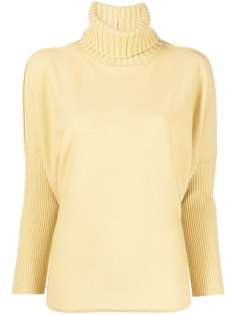 Antonelli roll-neck ribbed-sleeve jumper