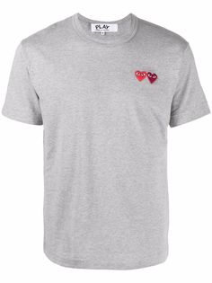 Comme Des Garçons Play double-heart motif T-shirt