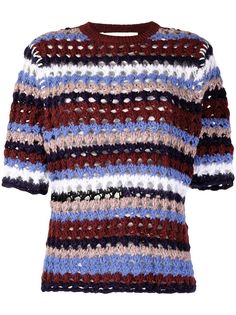 Marni топ рыхлой вязки с круглым вырезом