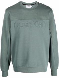 Calvin Klein embossed-logo sweatshirt