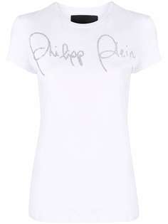 Philipp Plein футболка со стразами