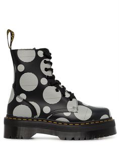 Dr. Martens ботинки Jadon в горох