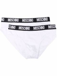 Moschino трусы-брифы с логотипом