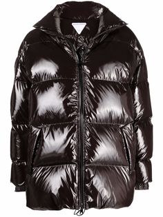 Bottega Veneta пуховик с высоким воротником