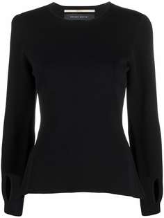 Roland Mouret топ с длинными рукавами